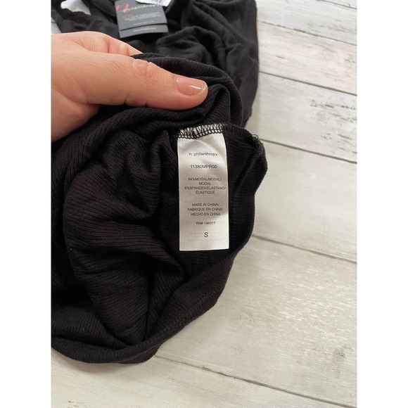 N:PHILANTHROPY MARLIN CUT OUT RUCHED TANK TOP S punkcore that girl witchy boho - Picture 9 of 10